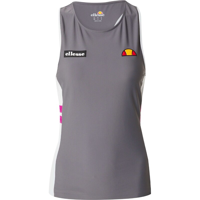 ELLESSE Top Woodside tmavosivá / ružová / čierna / biela 54290968