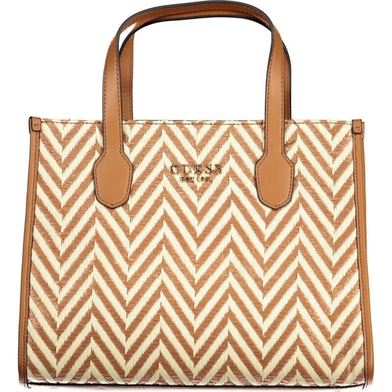 Štýlová Dámska Kabelka GUESS JEANS 33.0X24.0X13.0cm Hnedá 65996270