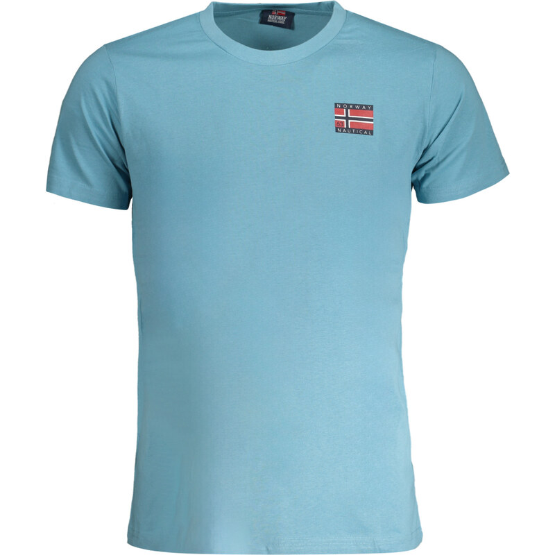 NORWAY 1963 Pánske modré tričko s krátkym rukávom 64709733