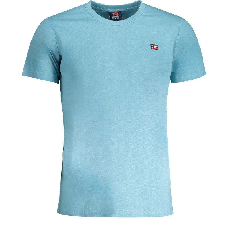 NORWAY 1963 Pánske modré tričko s krátkym rukávom 64706832