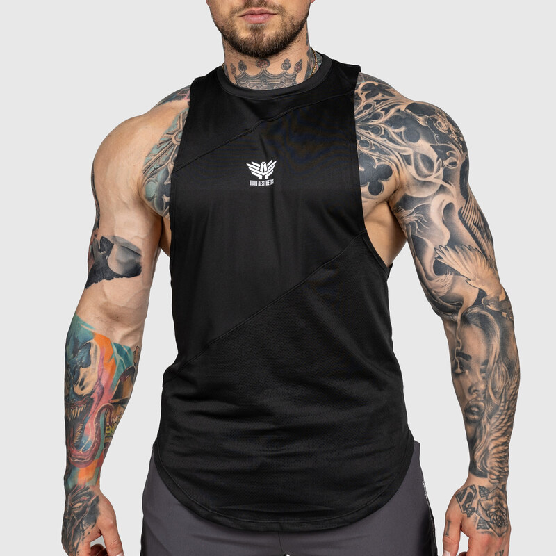 Tréningové tielko Iron Aesthetics Gym Tank, čierne 53277919