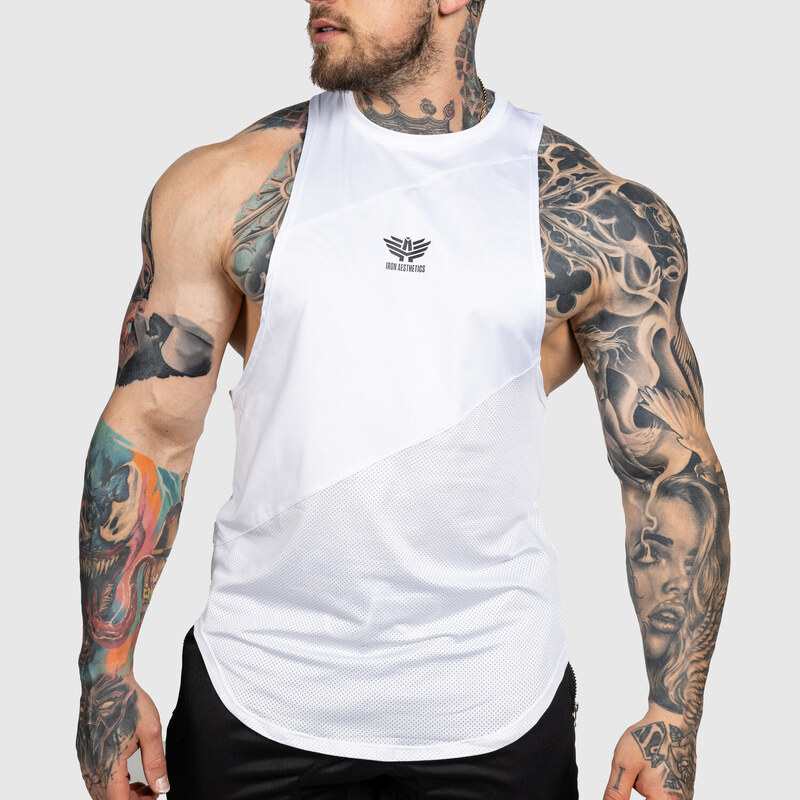 Tréningové tielko Iron Aesthetics Gym Tank, biele 53277921