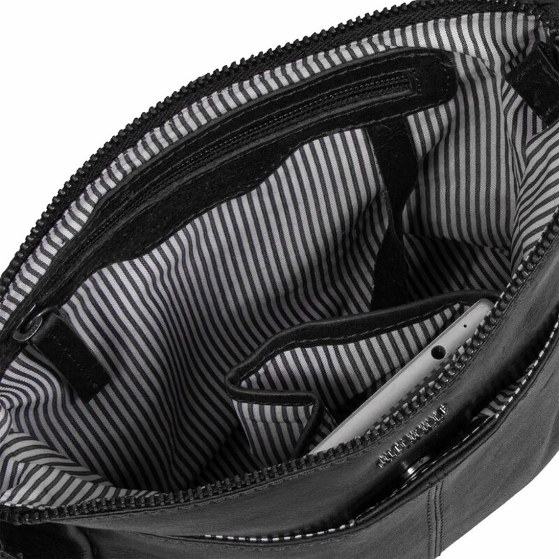 Justified Dámska kožená taška cez rameno Glorie čierna 52581545