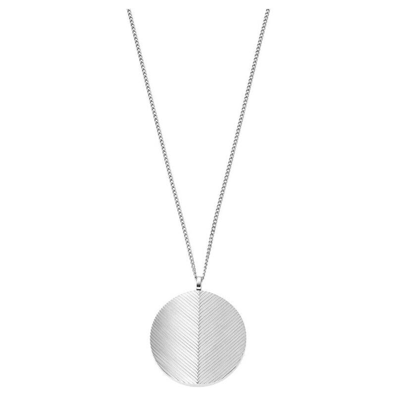 Fossil Dámsky oceľový náhrdelník s medailónom Harlow JF04737040 66589155