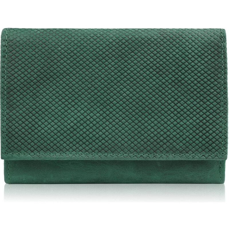 Paolo Peruzzi Dámska kožená peňaženka s geometrickým vzorom malá 53283071