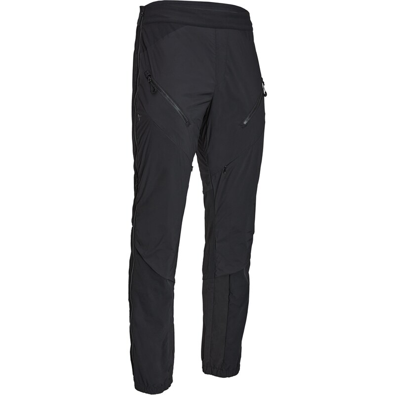 Pánske skialp nohavice Silvini Foresto čierna/limetková 53287661