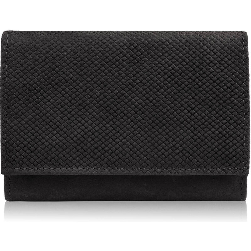 Paolo Peruzzi Dámska kožená peňaženka s geometrickým vzorom malá 53283066