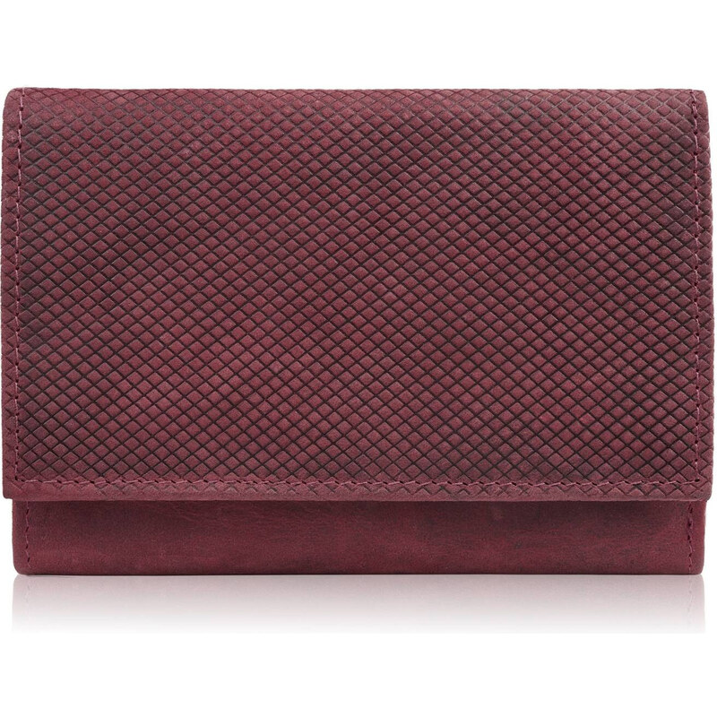 Paolo Peruzzi Dámska kožená peňaženka s geometrickým vzorom malá 53283067