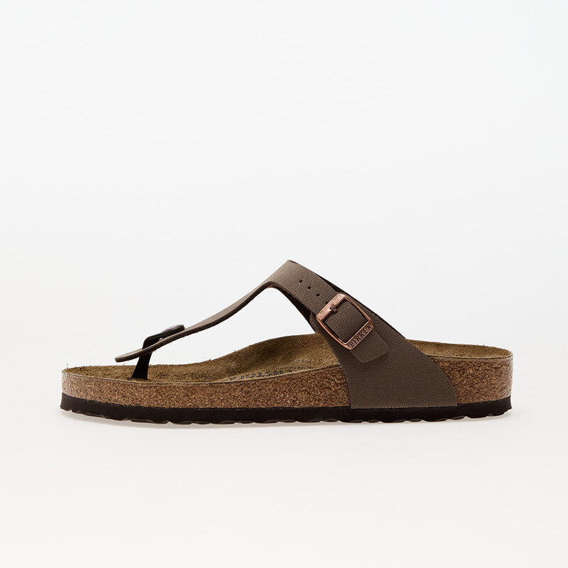 Birkenstock Gizeh Birki-Flow Birkibuck Mocca 54995101