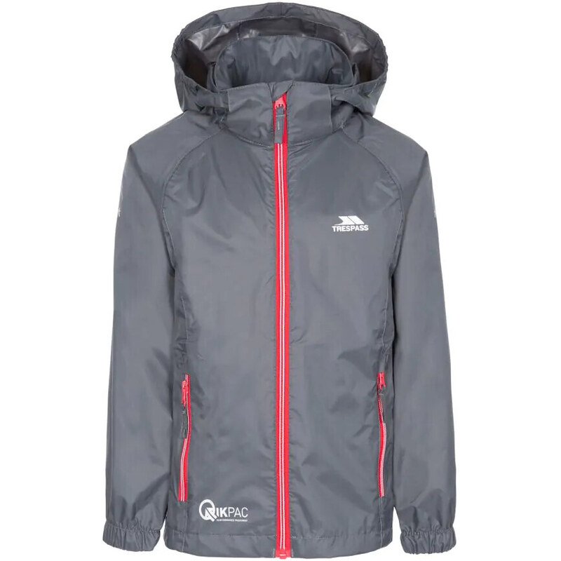 Childrens waterproof jacket Trespass QIKPAC X 53291113