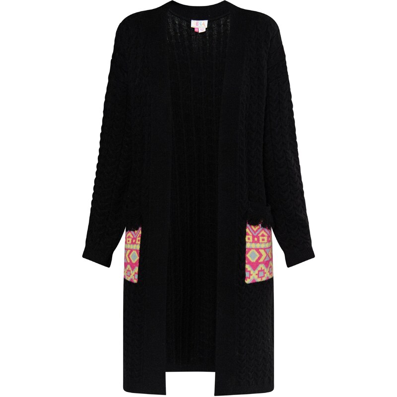 IZIA Kardigán svetlomodrá / žltá / ružová / čierna 54318056