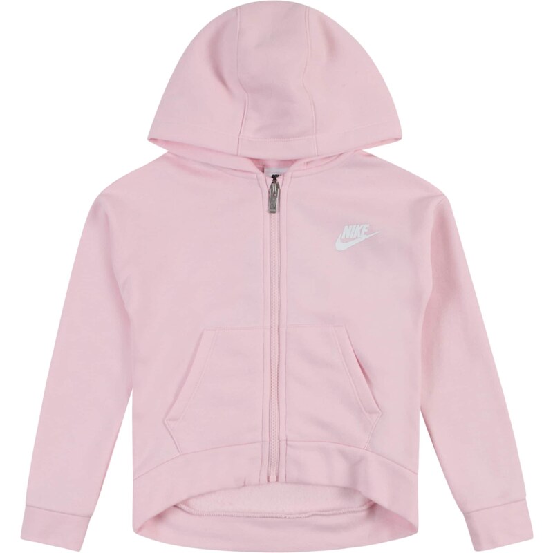 Nike Sportswear Tepláková bunda Club ružová / ružová / biela 58155800