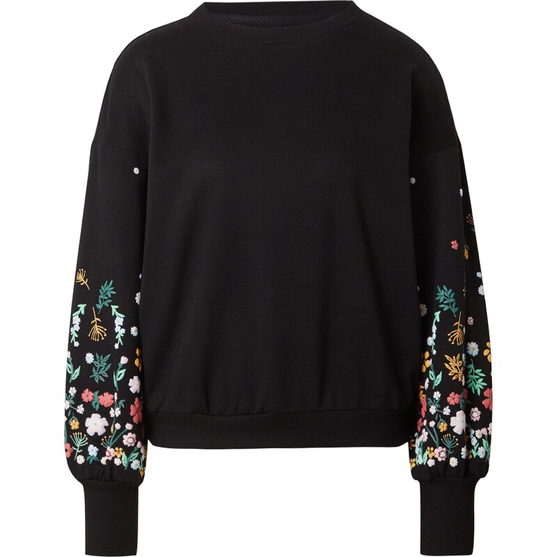 ONLY Mikina ONLBrooke svetlozelená / rosé / čierna / biela 63095686