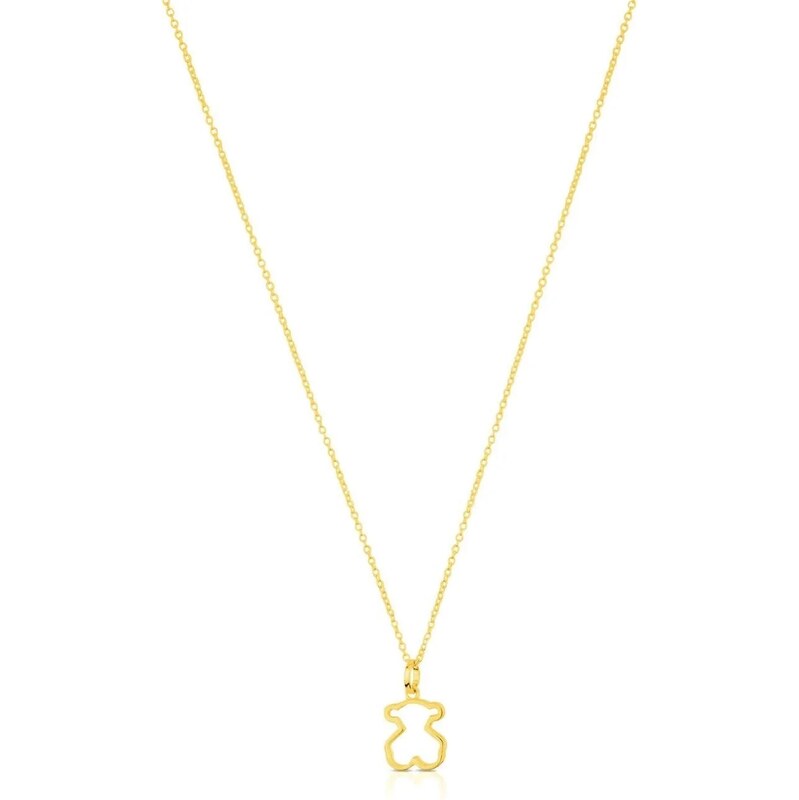 Tous Pôvabný pozlátený náhrdelník s medvedíkom Galaxy 614784500 68344507