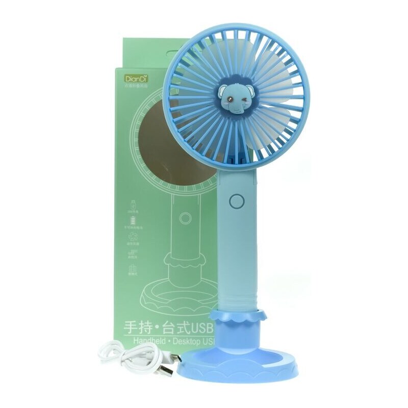 JOHN-C Bezdrôtový modrý ventilátor SLONÍK 53351064