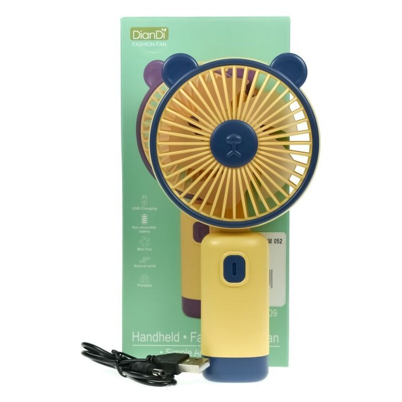 JOHN-C Bezdrôtový žltý ventilátor 53351068