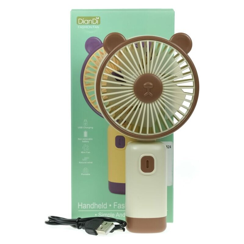 JOHN-C Bezdrôtový hnedý ventilátor 53351069