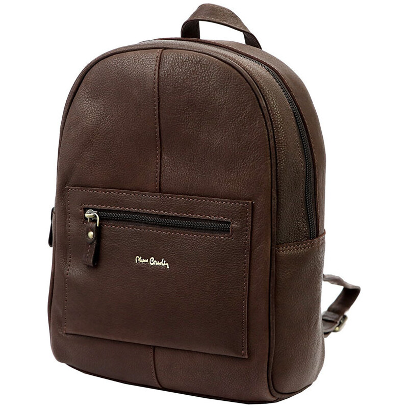 Pierre Cardin L15423 hnedý kožený dámsky ruksak 10l 53358786