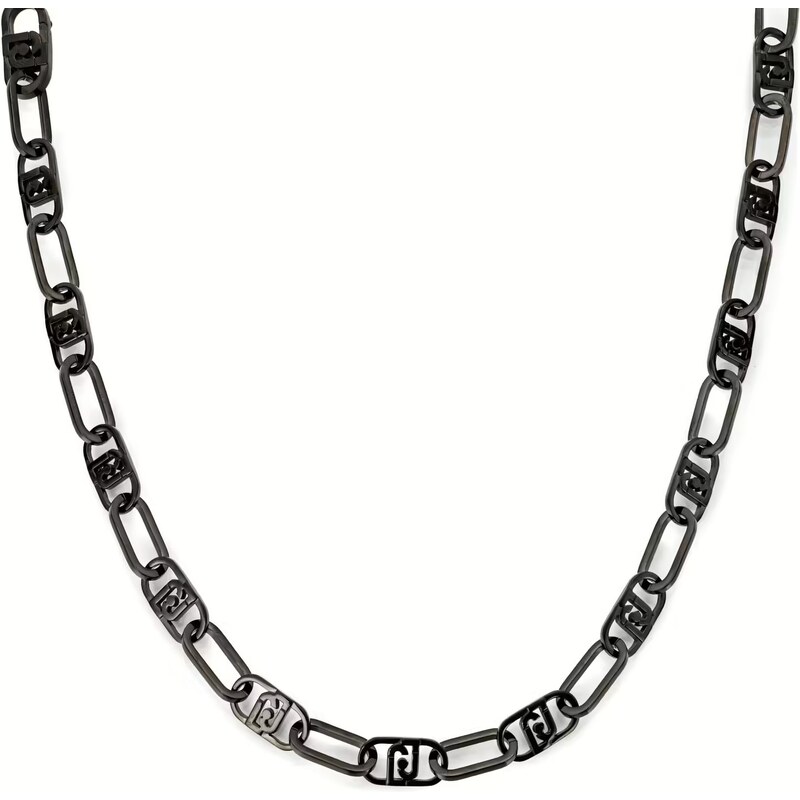 Liu Jo Výrazný čierny náhrdelník z ocele Fashion LJ2230 66578869