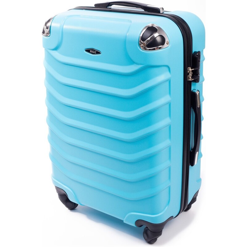Rogal Svetlotyrkysový detský cestovný kufor Kids Premium - veľ. M 61817015