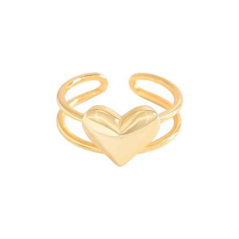 MAJYA Strieborný nastaviteľný prsteň DEVOTION pozlátený 10986 64581976