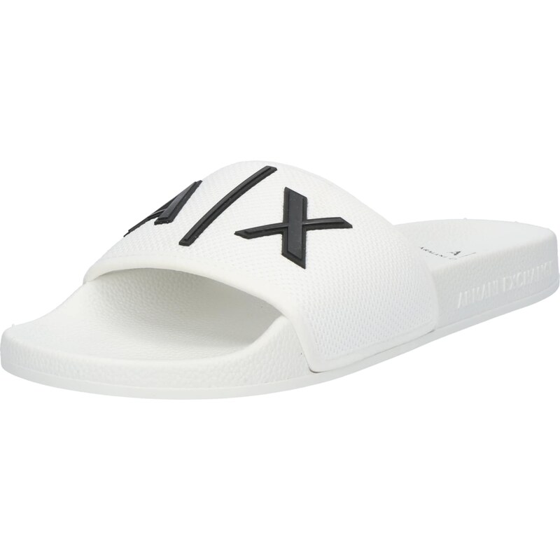 ARMANI EXCHANGE Šľapky čierna / biela 67399713