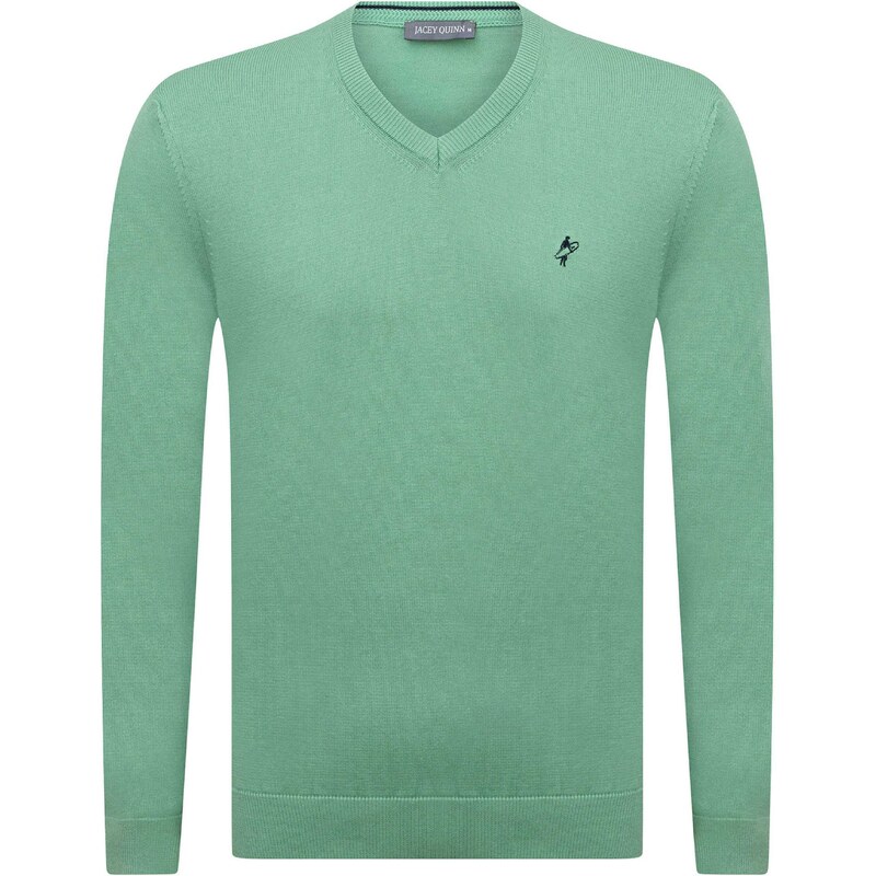 Jacey Quinn Sveter námornícka modrá / zelená 54338636