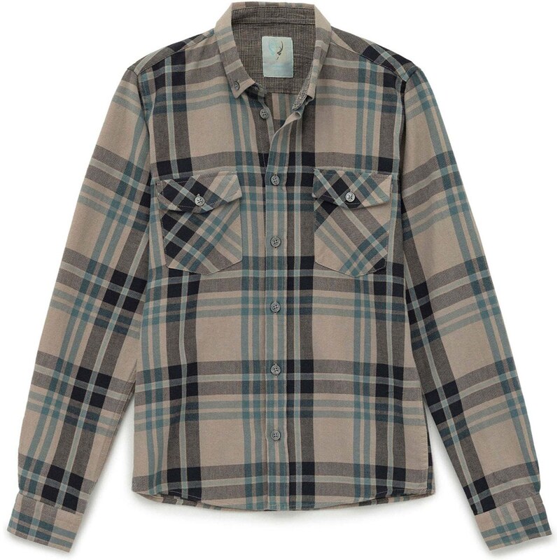 By Diess Collection Košeľa béžová / tyrkysová / sivá 54350258