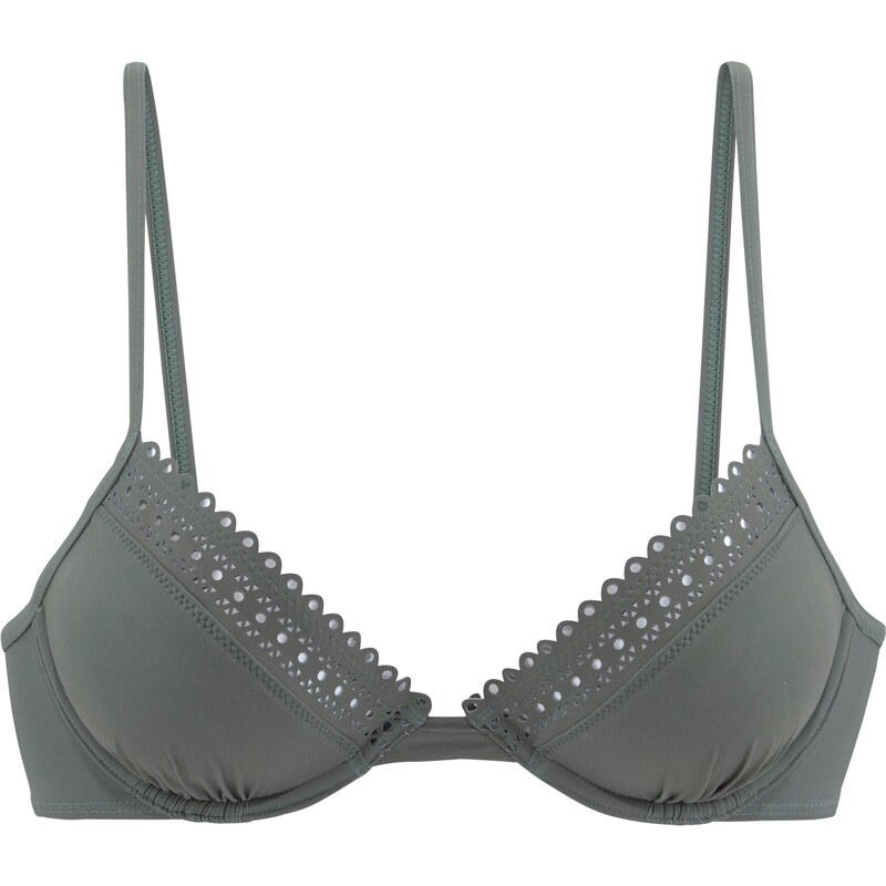 s.Oliver Bikinový top olivová 54352260