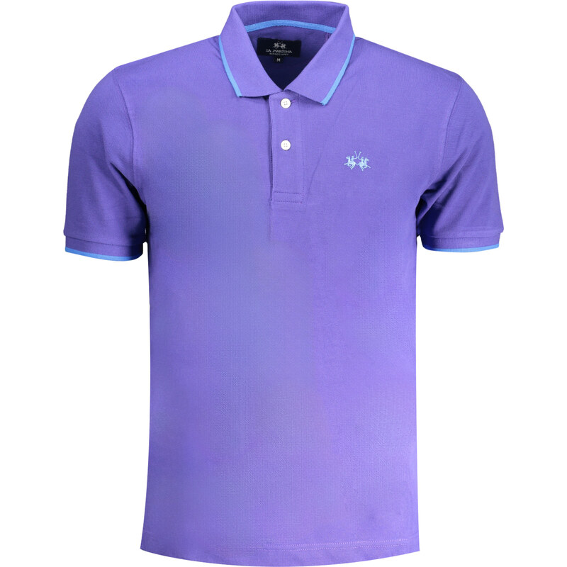 Fialové pánske polo tričko La Martina 64705545