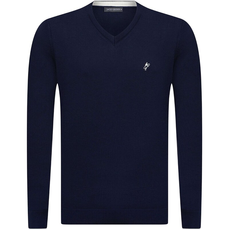 Jacey Quinn Sveter námornícka modrá / biela 54338329