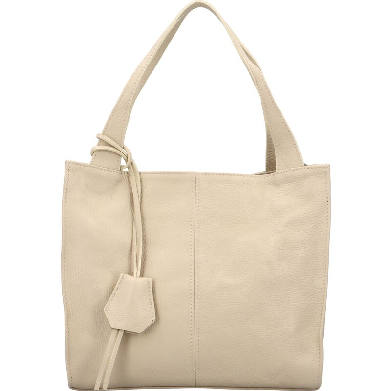Delami Vera Pelle Dámska kožená kabelka krémová - Delami Methya 53496416