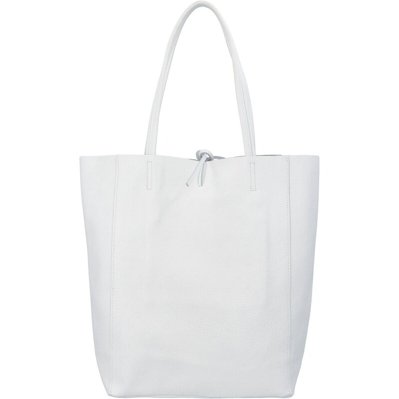 Dámska kožená kabelka cez rameno biela - Delami Vera Pelle Oriane 53478367