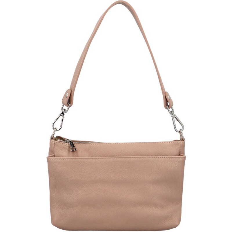 Delami Vera Pelle Dámska kožená crossbody staroružová - Delami Colette 53496419