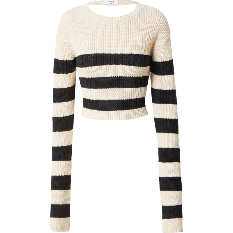 millane Sveter čierna / šedobiela 54371744