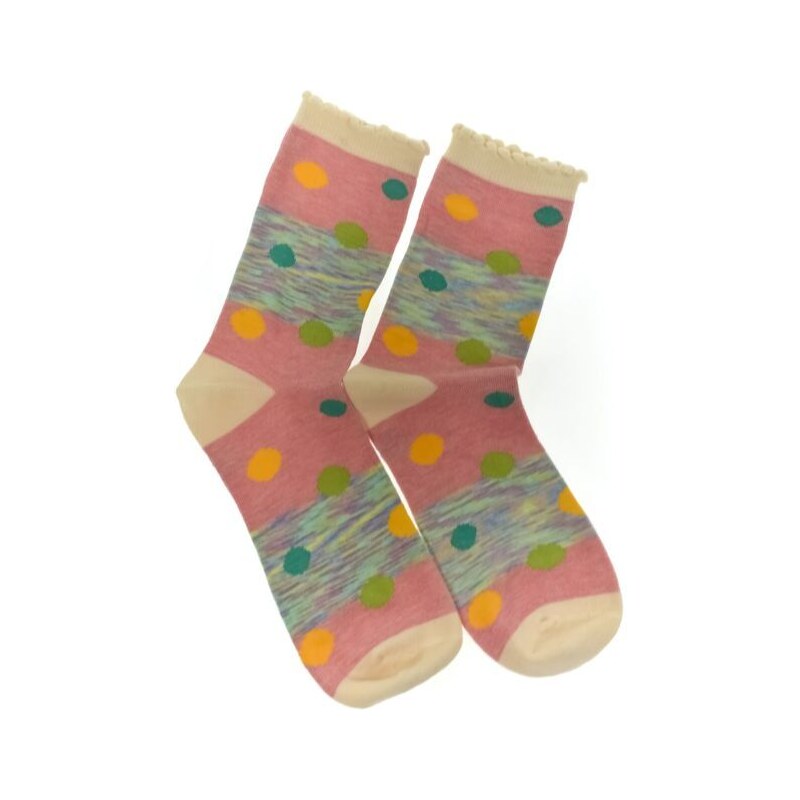 JOHN-C Dámske bodkované ponožky LUCIA 53464243