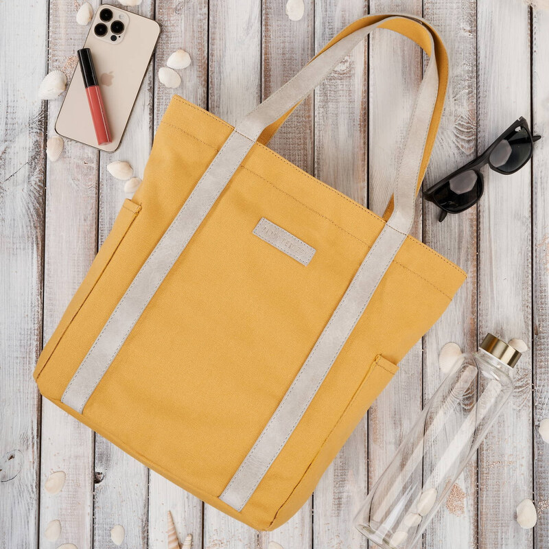 Paolo Peruzzi Dámska shopper taška na rameno | žltá E-17-YL 53487308