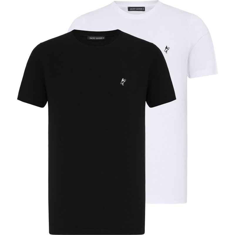 Jacey Quinn Tričko čierna / biela 54359661