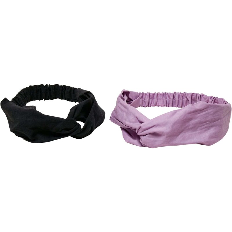 Urban Classics Bižutéria do vlasov svetlofialová / čierna 54229856