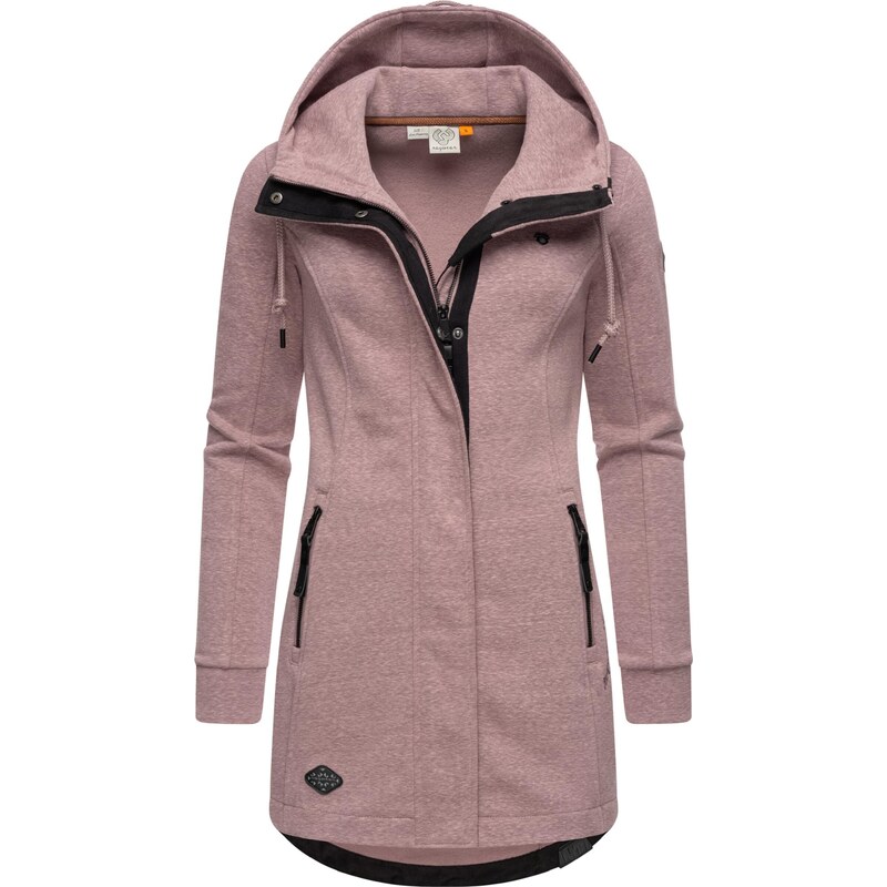 Ragwear Tepláková bunda Letty svetlofialová / čierna 54286641