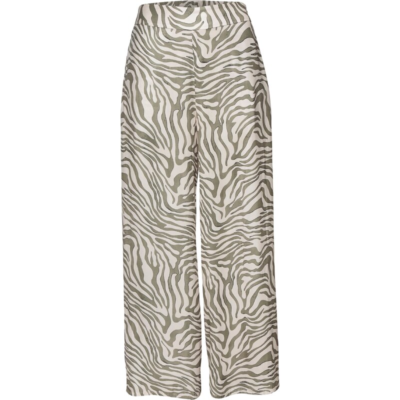 LASCANA Nohavice nebielená / olivová 54355282