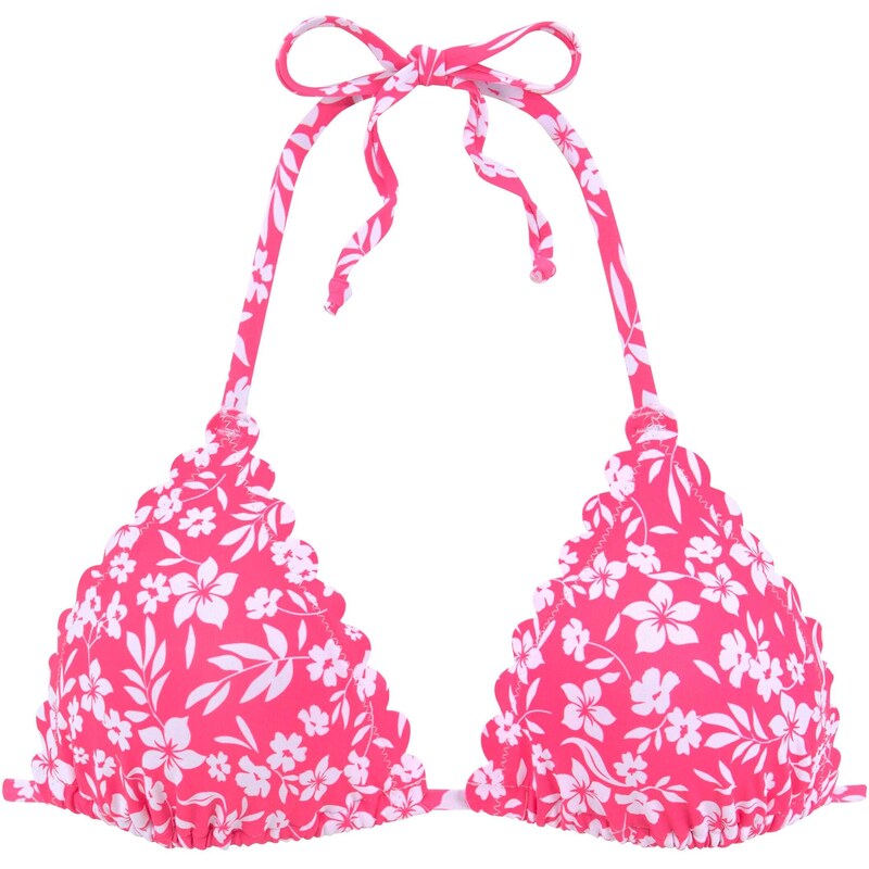 VIVANCE Bikinový top ružová / biela 54363479