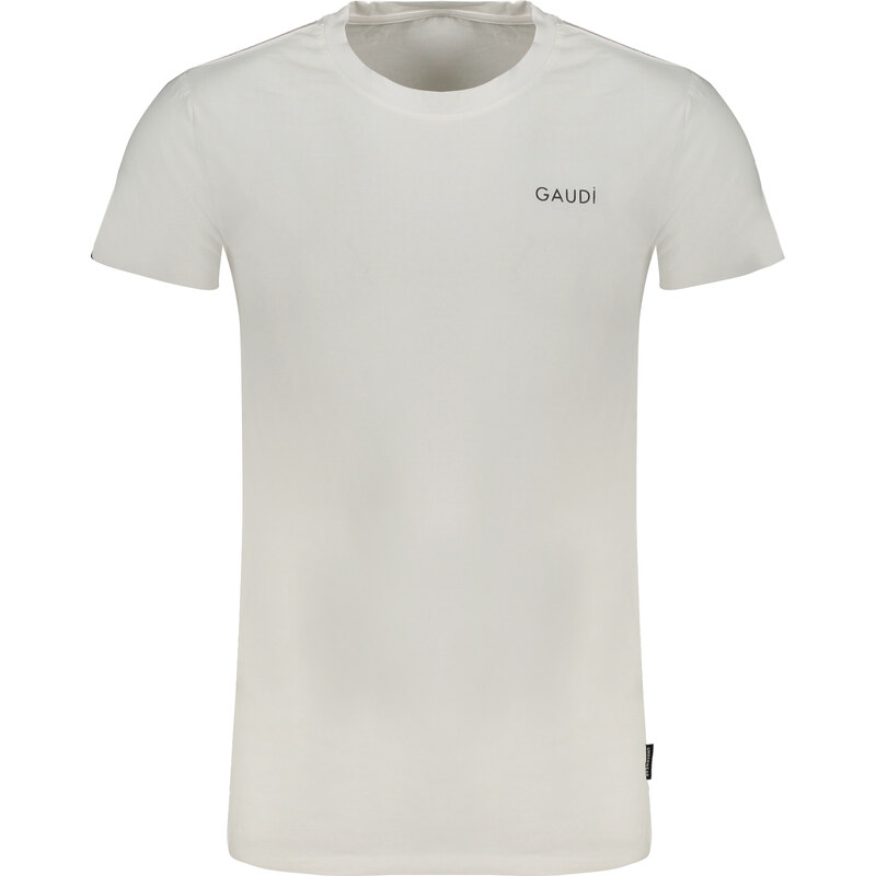 Biele pánske tričko GAUDÌ s krátkym rukávom 64712468