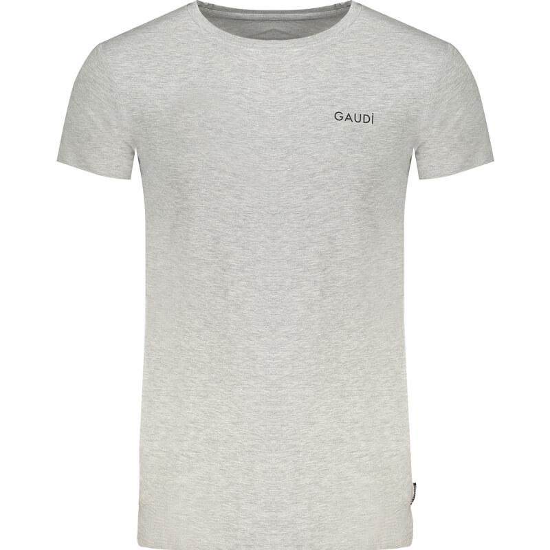 GAUDÌ pánske sivé tričko s krátkym rukávom 64709207
