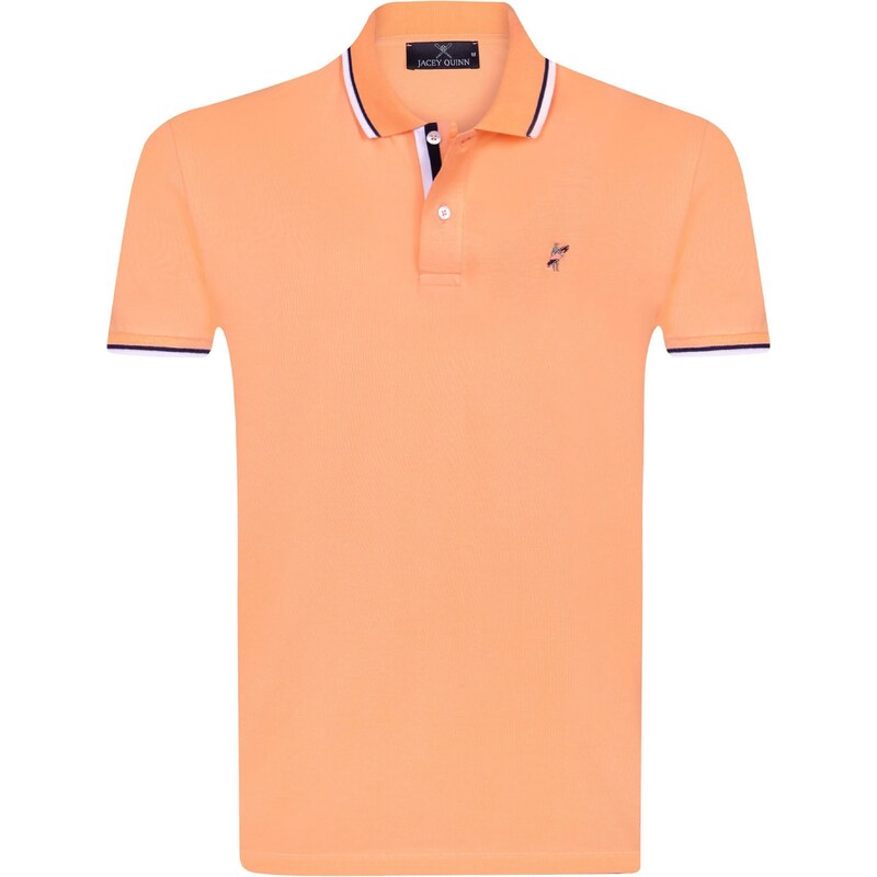 Jacey Quinn Tričko broskyňová / čierna / biela 54339011