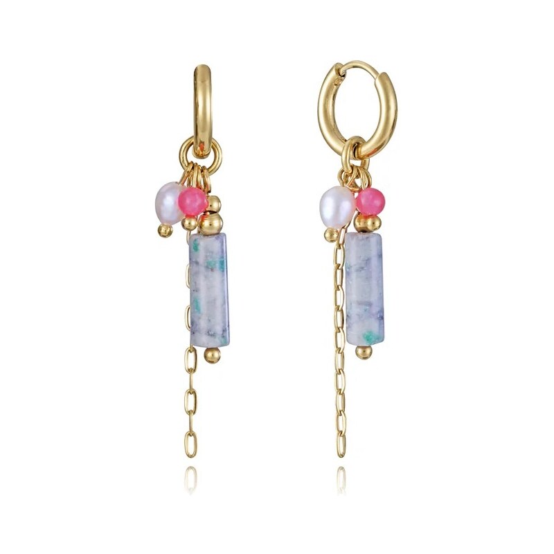 Viceroy Módne pozlátené náušnice 2v1 Chic 14158E01016 66584915