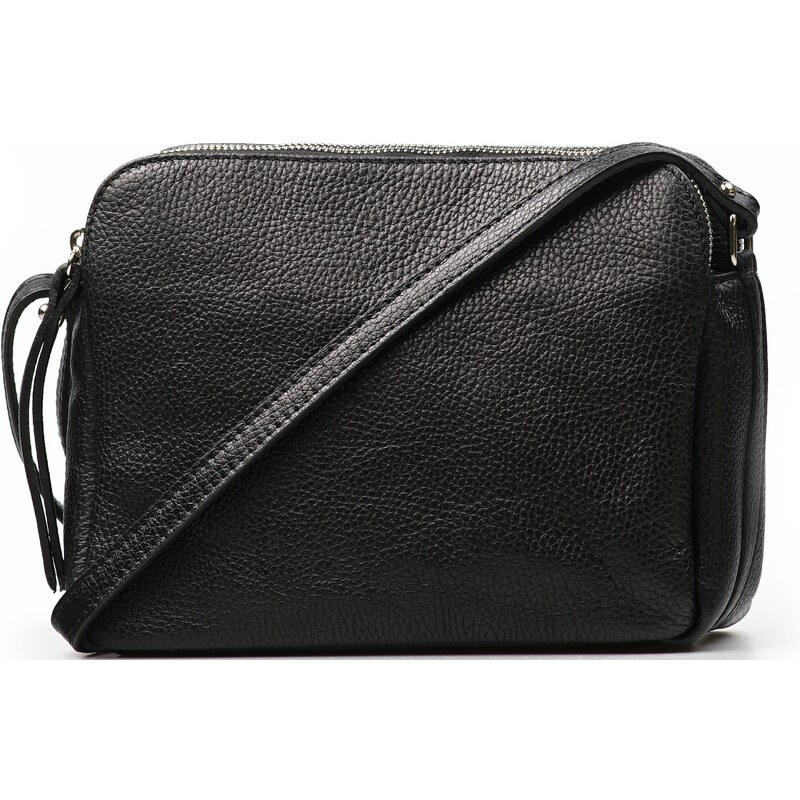 Blaire Kožená crossbody kabelka Leia čierna 64987520