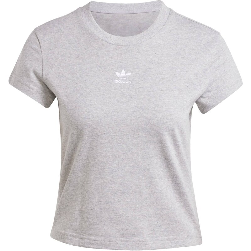 ADIDAS ORIGINALS Tričko Essentials sivá melírovaná / biela 54359062