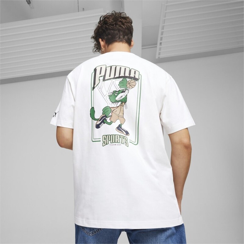 PUMA TEAM FOR THE FANBASE Graphic Tee WHITE 53621305
