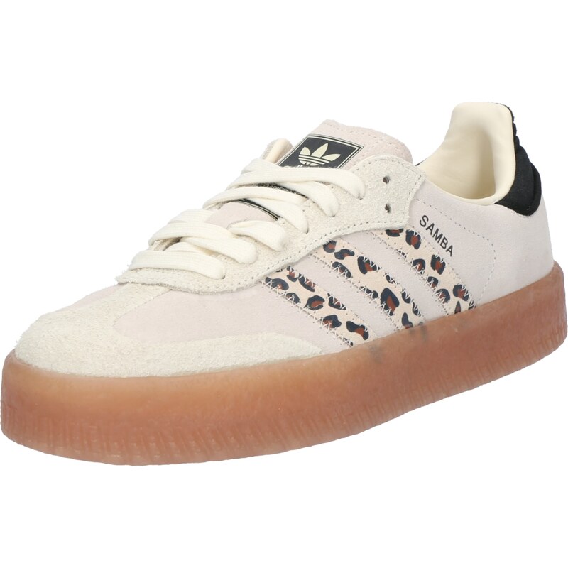 ADIDAS ORIGINALS Nízke tenisky SAMBAE hnedá / čierna / biela ako vlna 63806142